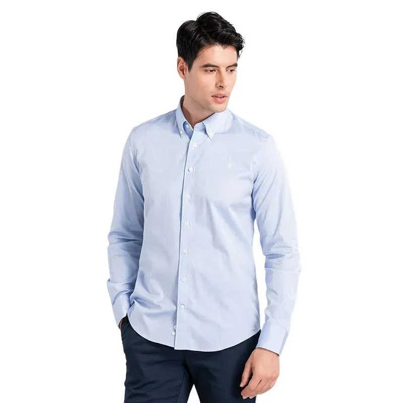 Men's Classic Button-Down Shirt With Long Sleeve