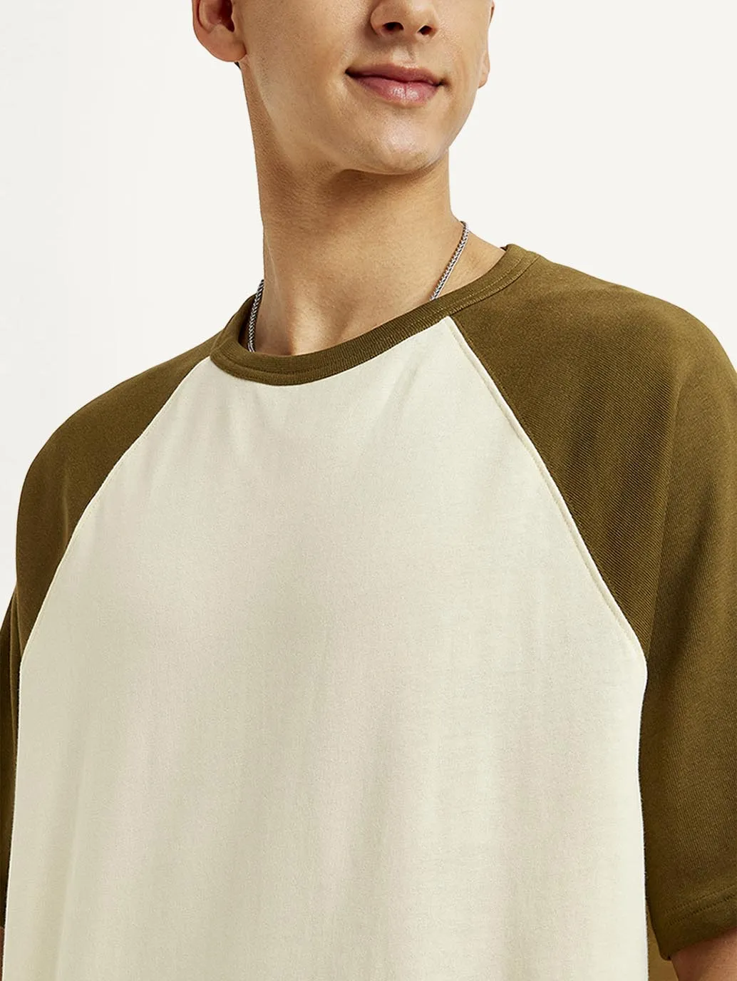 Men's Colorblock Loose Fit T-shirt