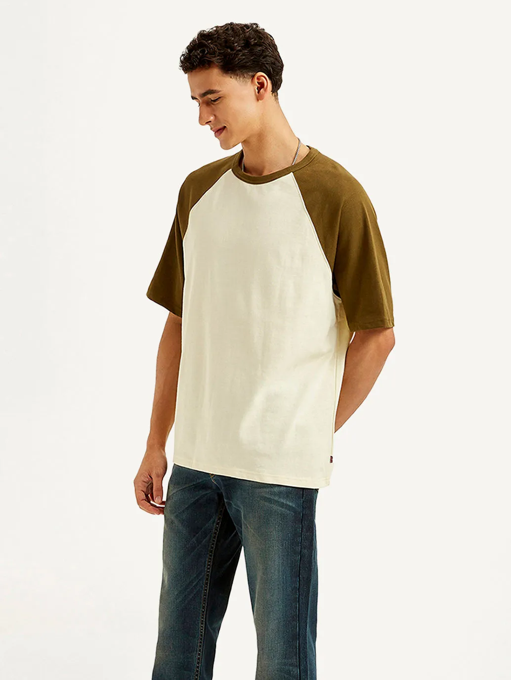 Men's Colorblock Loose Fit T-shirt