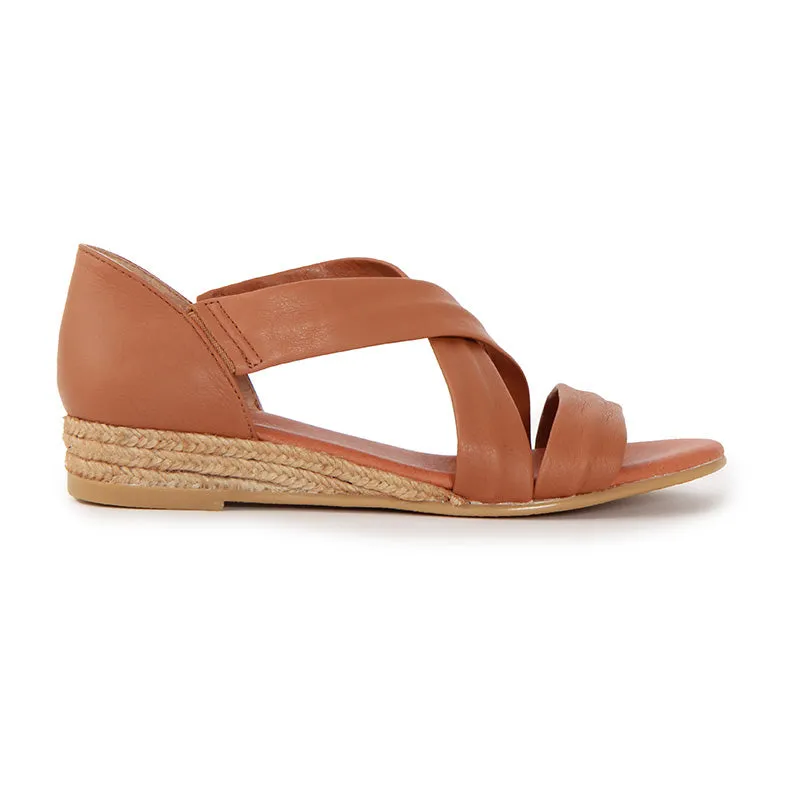 NAYARA SOFT LEATHER CHESTNUT NAHKASANDAALIT