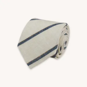 Off White Wool Tie