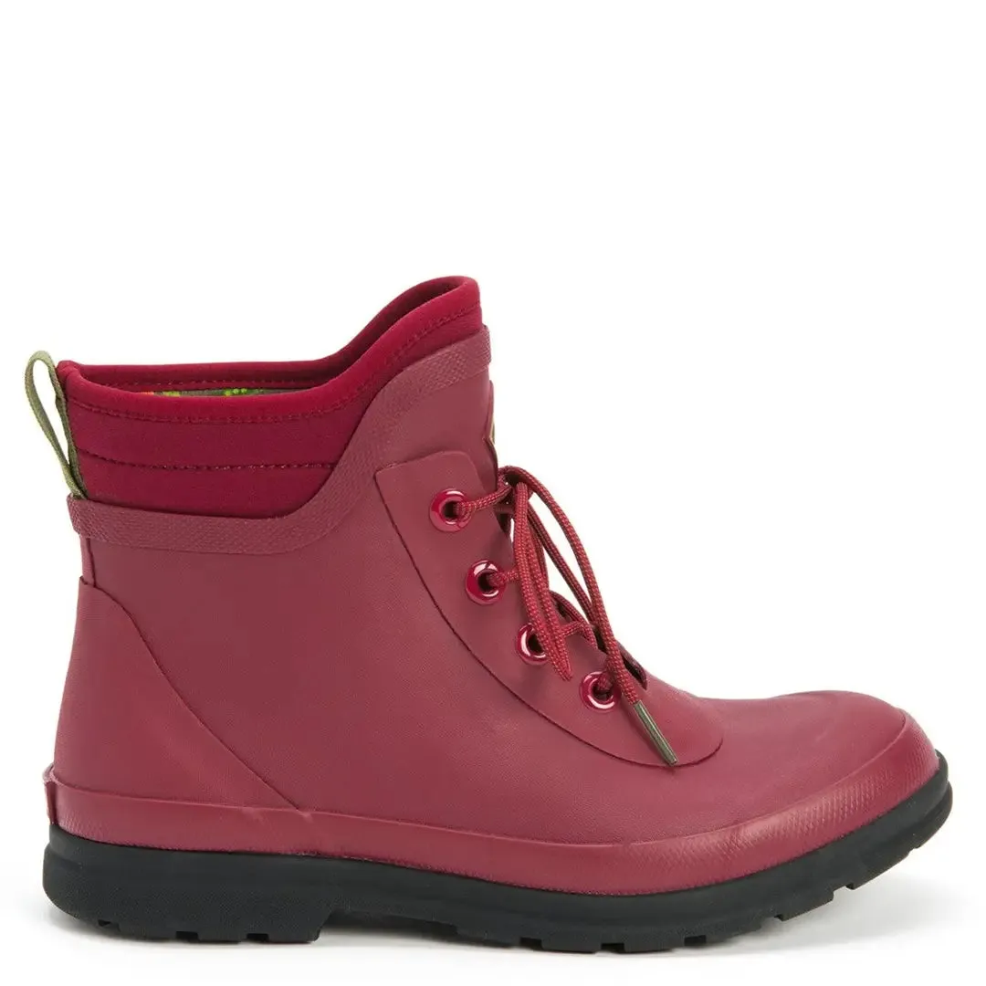 Originals Ladies Lace Up Ankle Boot - Berry by Muckboot