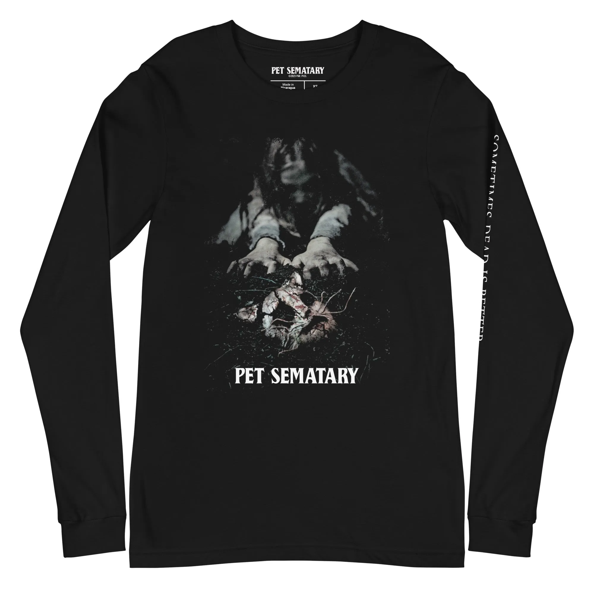 Pet Sematary (2019) Sometimes Dead Is Better Adult Long Sleeve T-Shirt