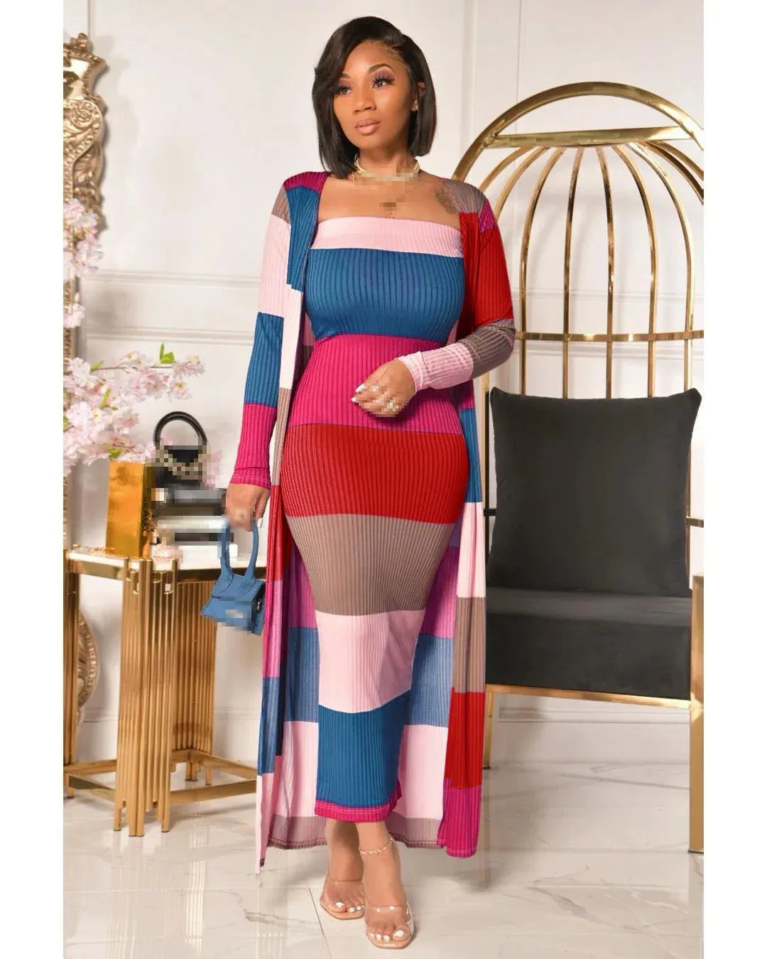 Striped Two-Piece Set
