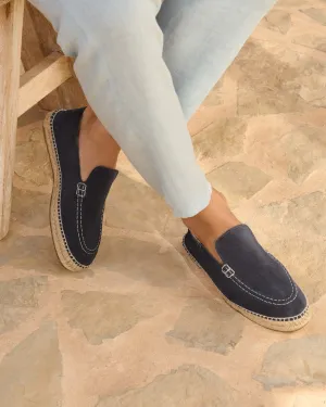 Suede Traveler Loafers Espadrilles - K15LT - Hamptons Patriot Blue