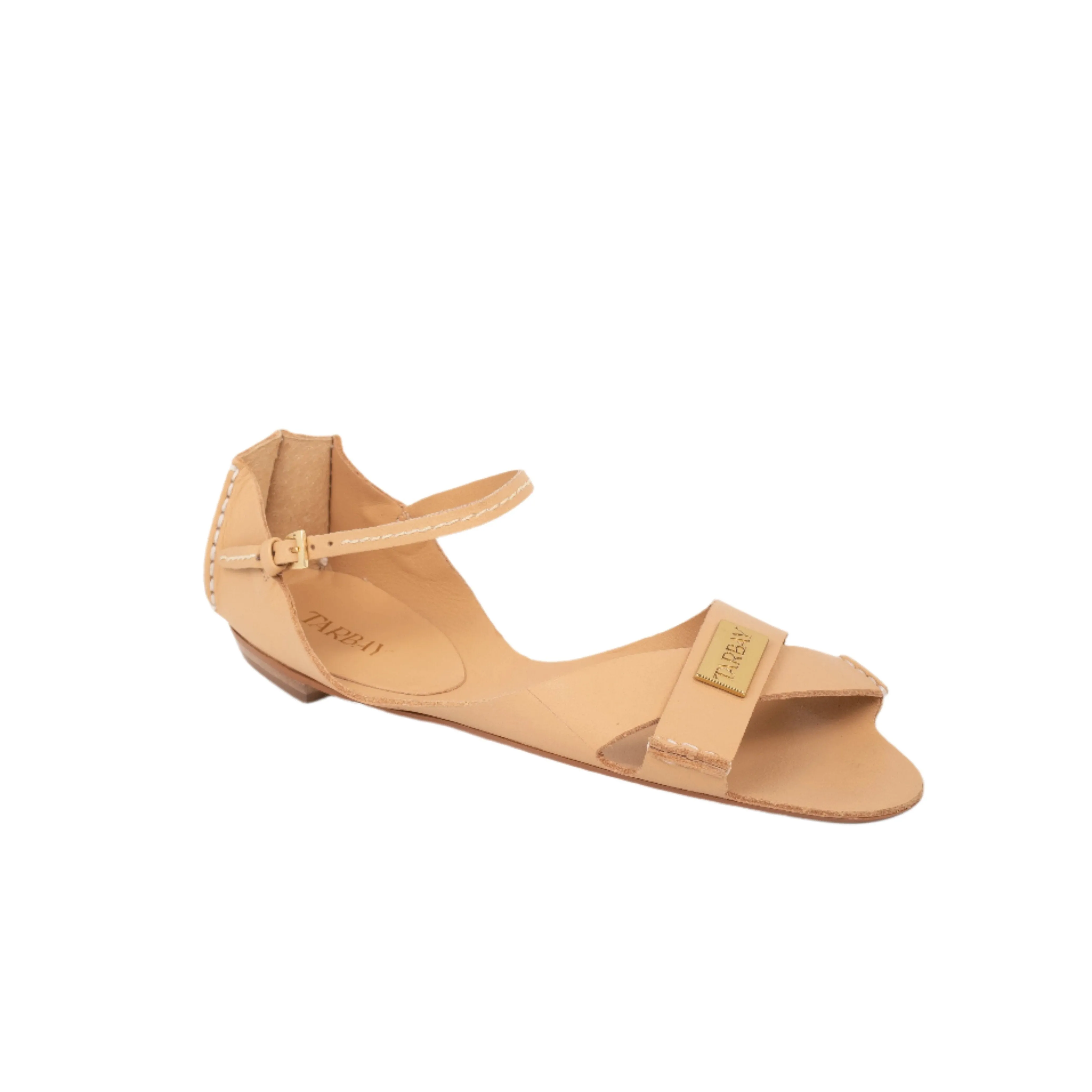 Tajali Leather Sandals - Toast