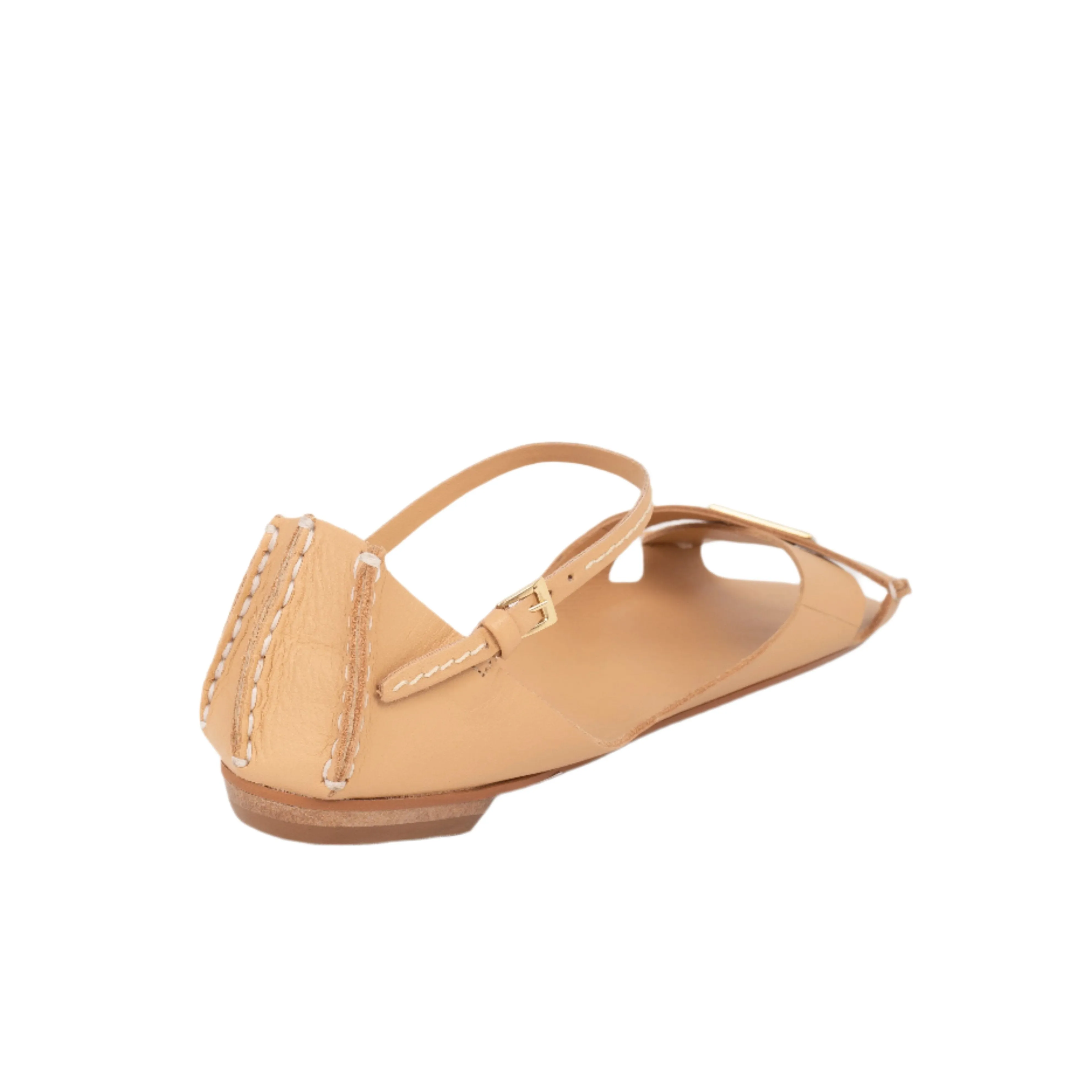 Tajali Leather Sandals - Toast