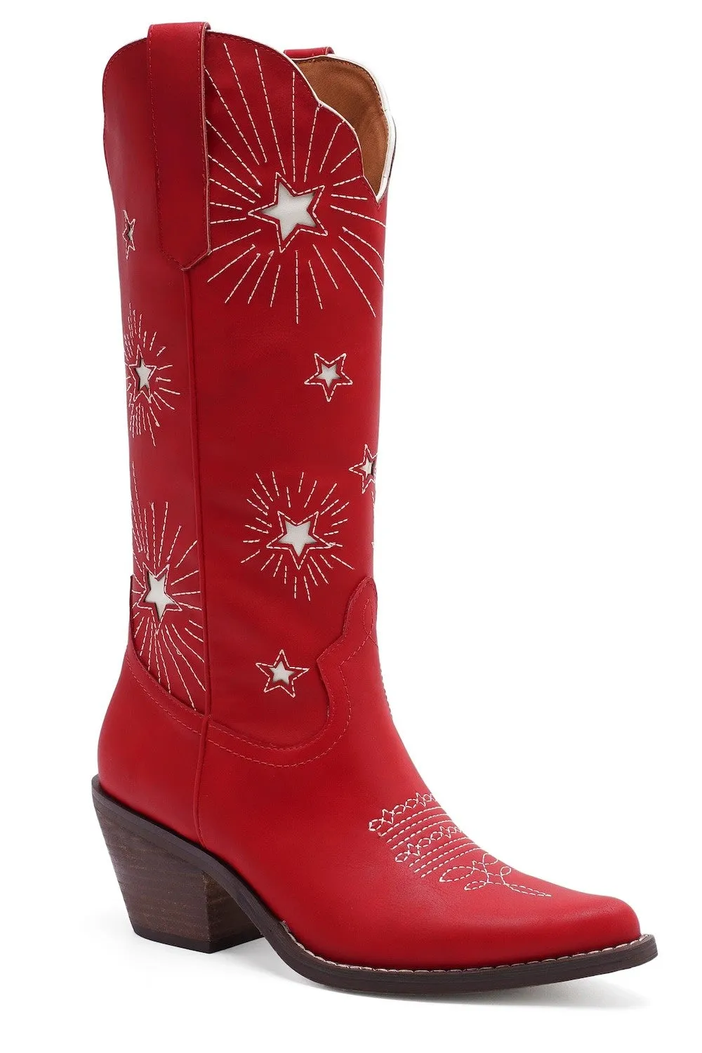 The Rodeo Red Star Cowgirl Boots