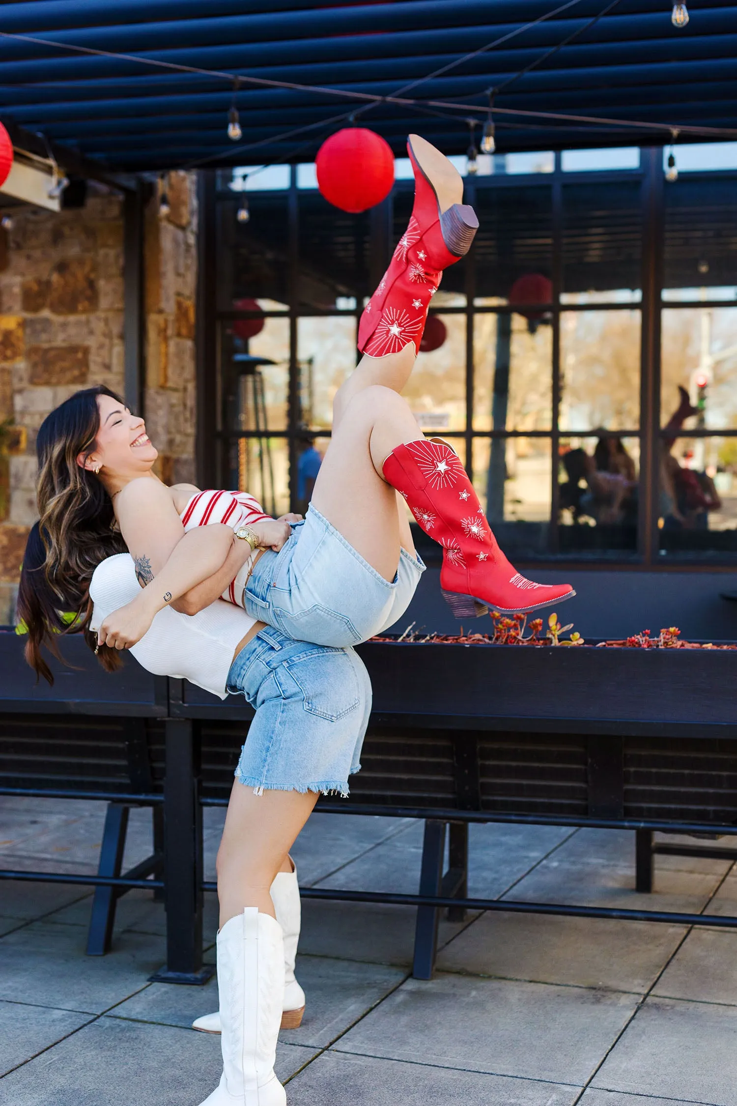 The Rodeo Red Star Cowgirl Boots