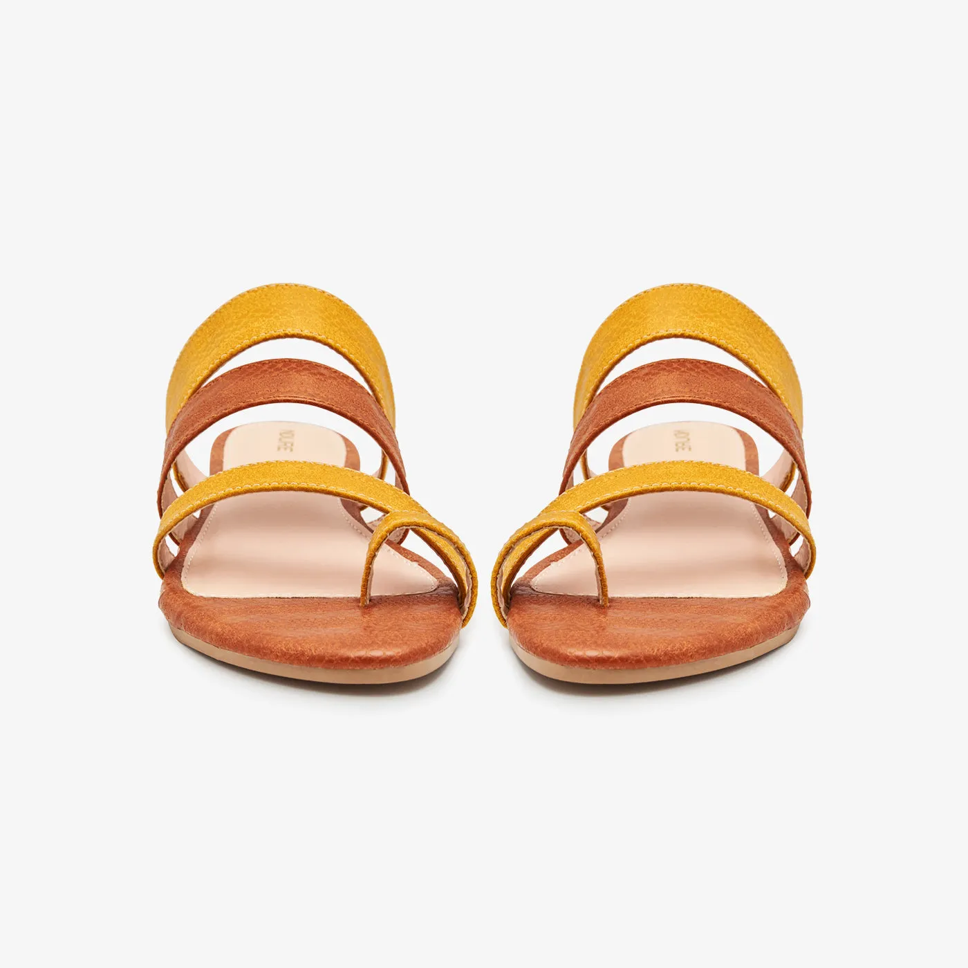 Toe Ring Multi Strap Women Chappals