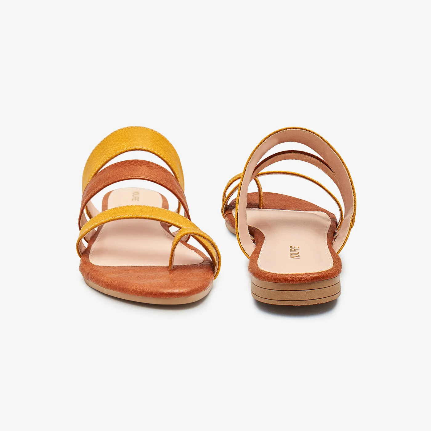 Toe Ring Multi Strap Women Chappals