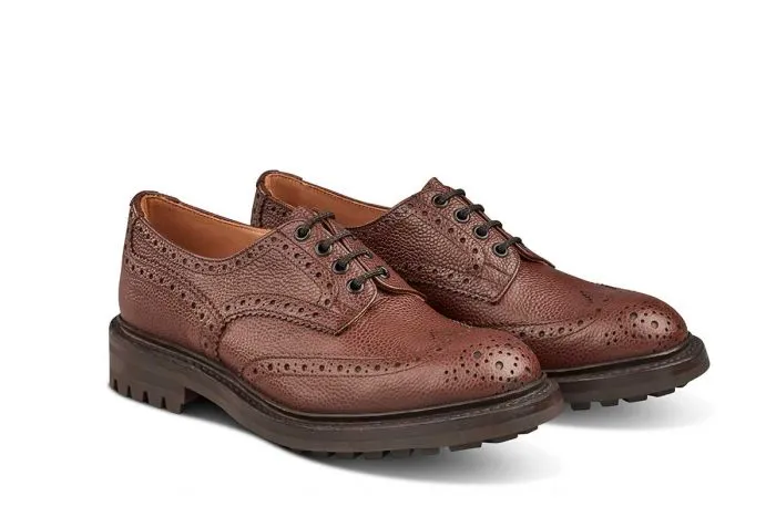 Tricker's - Ilkley Brown Zug Grain Derby Brogue