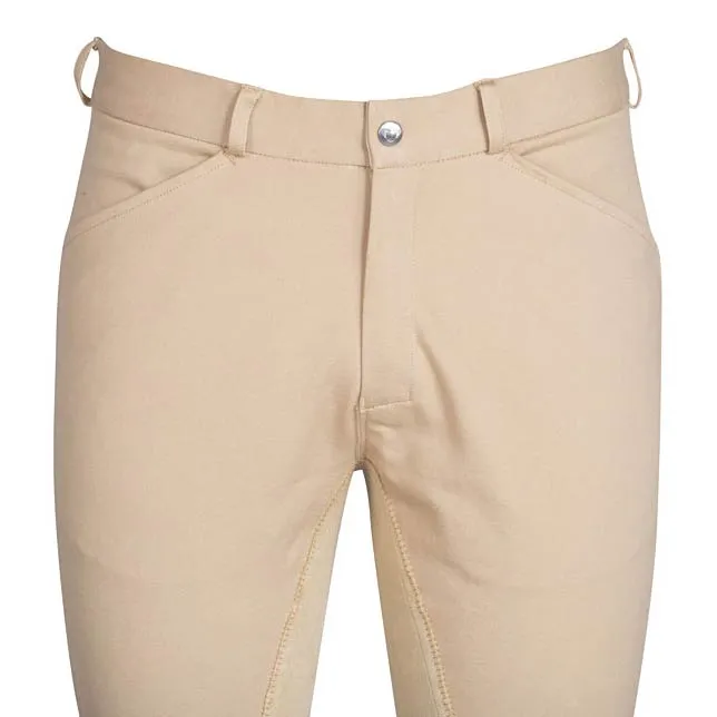 TuffRider Men's Knitted Denim Full Seat Patrol Breeches