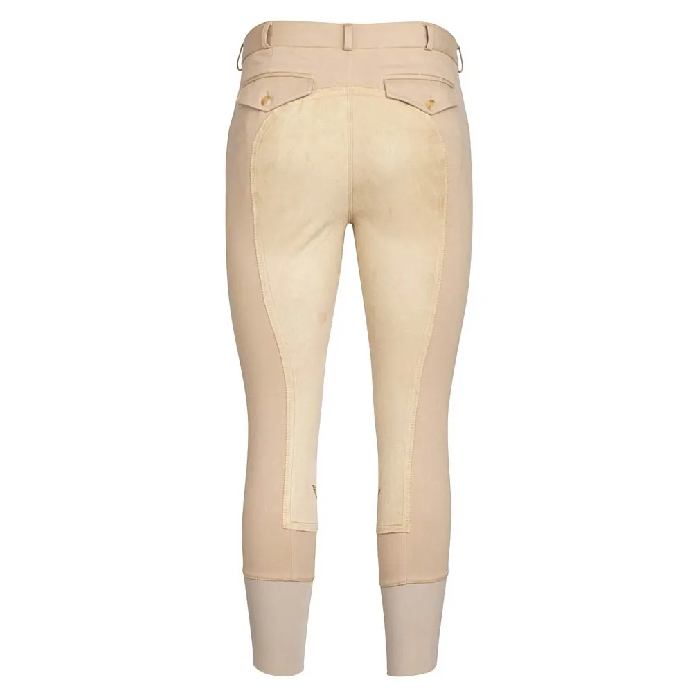 TuffRider Men's Knitted Denim Full Seat Patrol Breeches
