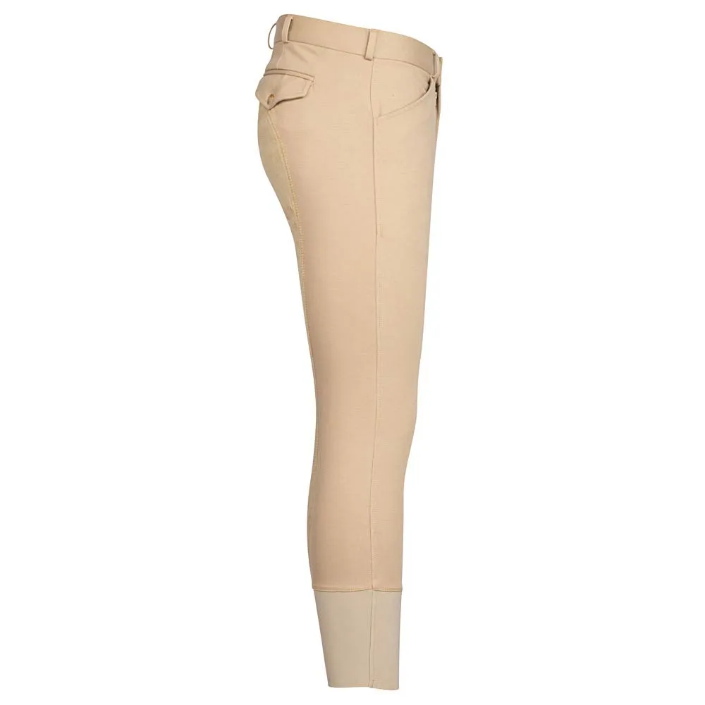 TuffRider Men's Knitted Denim Full Seat Patrol Breeches