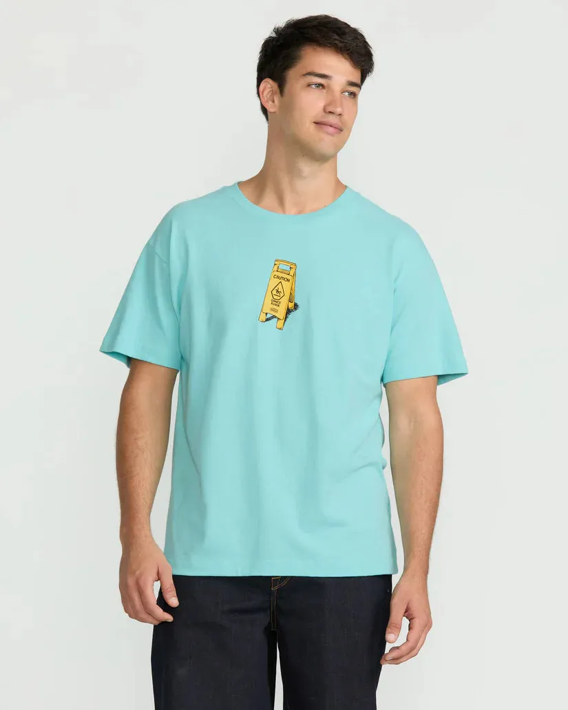 Volcom Men's Dance Floor T-Shirt Poolside A4322505_PSD