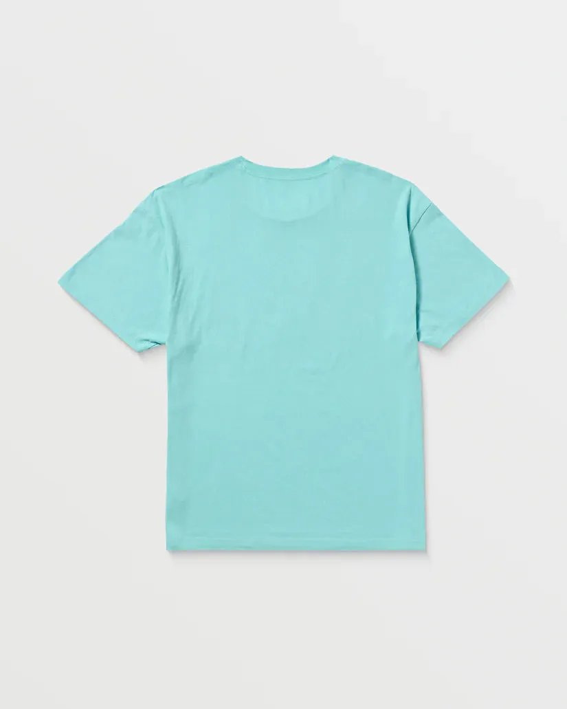 Volcom Men's Dance Floor T-Shirt Poolside A4322505_PSD