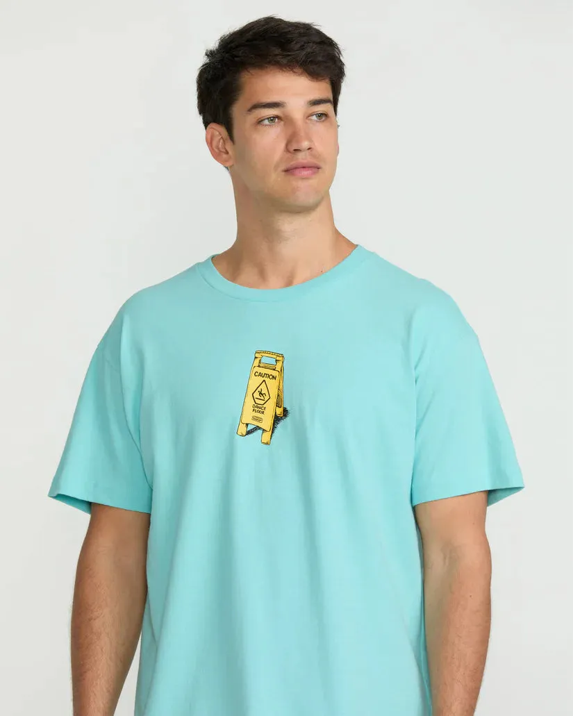 Volcom Men's Dance Floor T-Shirt Poolside A4322505_PSD
