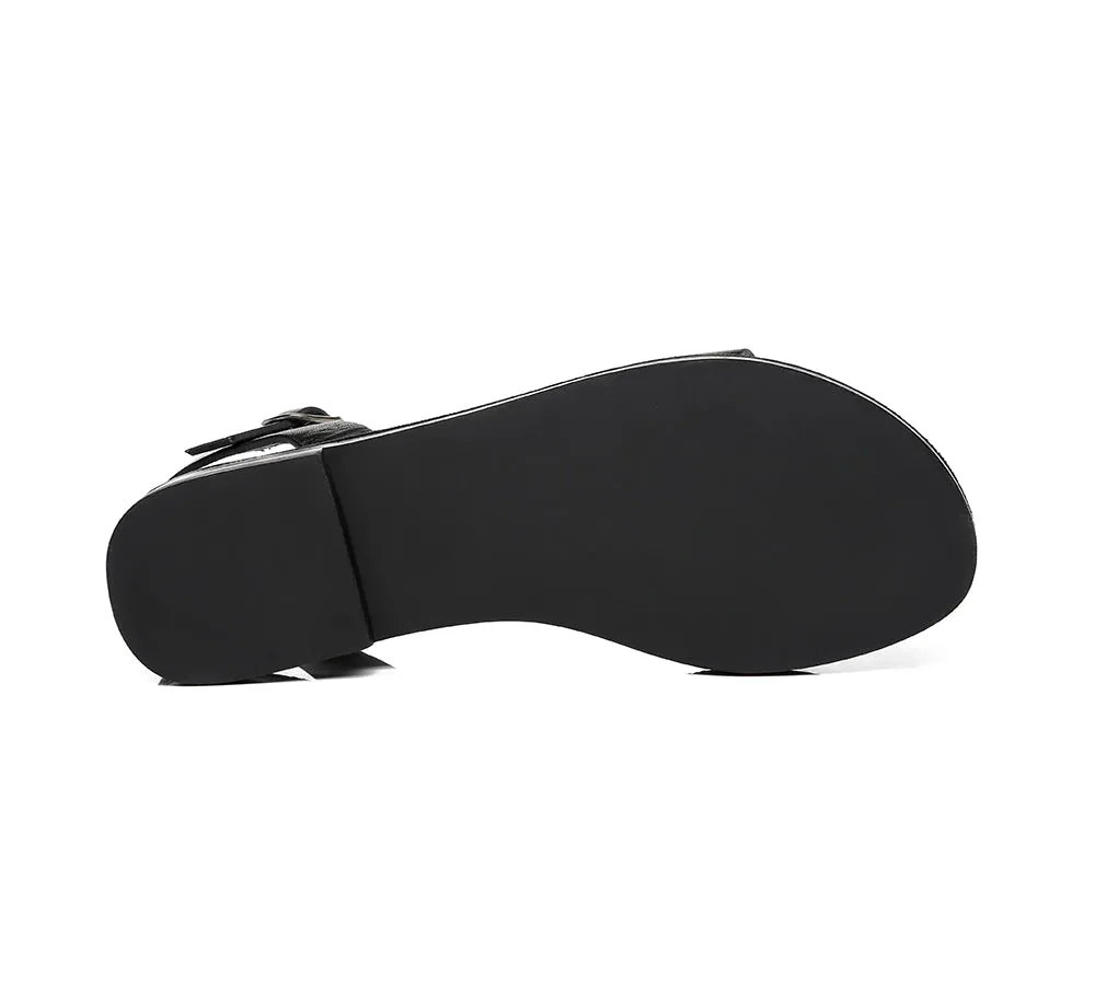 Women Sandal Dolly Buckle Sling Back Slides Sandals