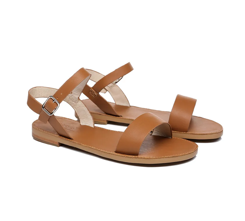 Women Sandal Dolly Buckle Sling Back Slides Sandals