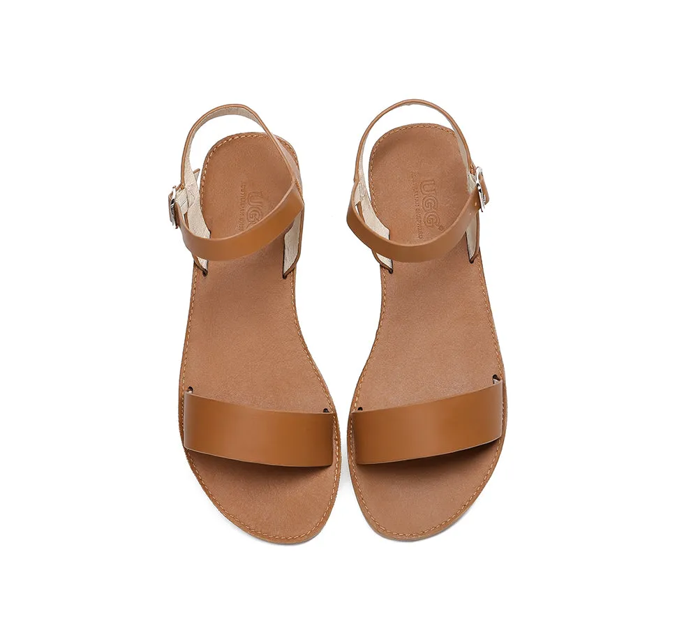 Women Sandal Dolly Buckle Sling Back Slides Sandals