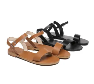 Women Sandal Dolly Buckle Sling Back Slides Sandals