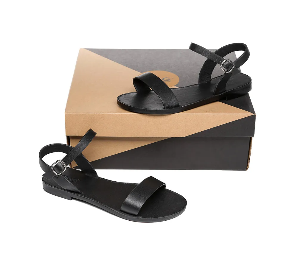 Women Sandal Dolly Buckle Sling Back Slides Sandals