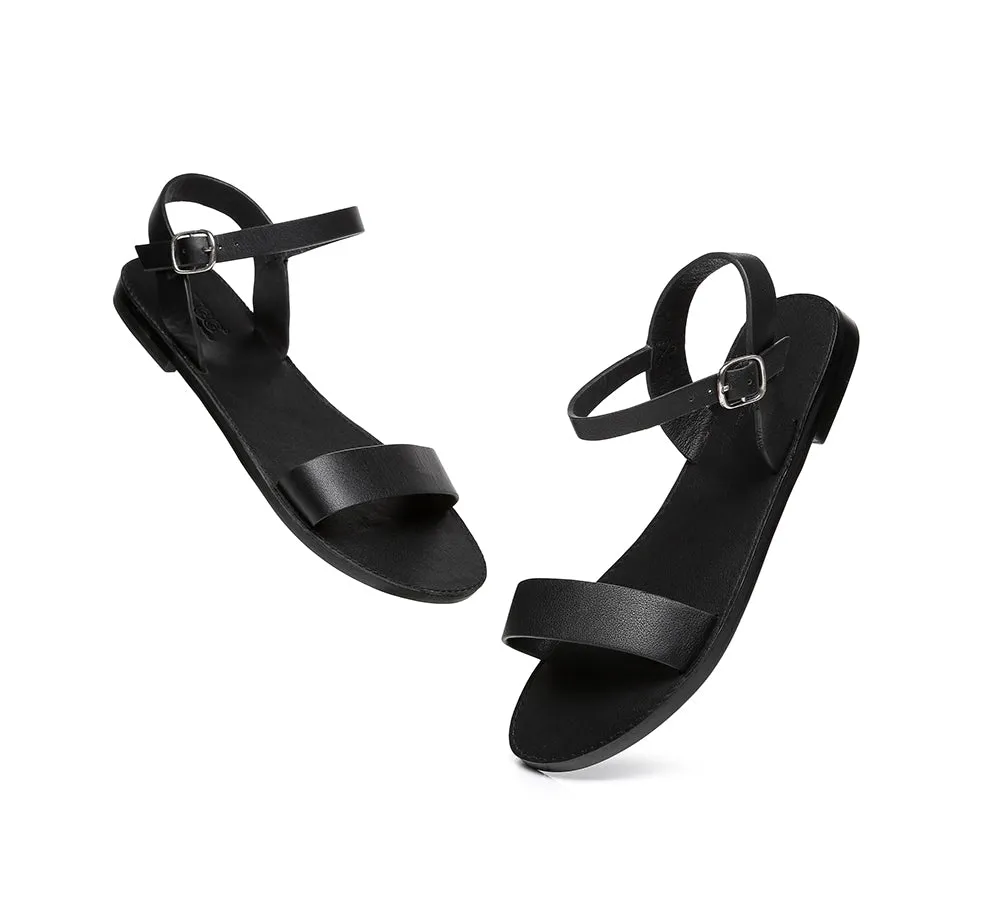 Women Sandal Dolly Buckle Sling Back Slides Sandals