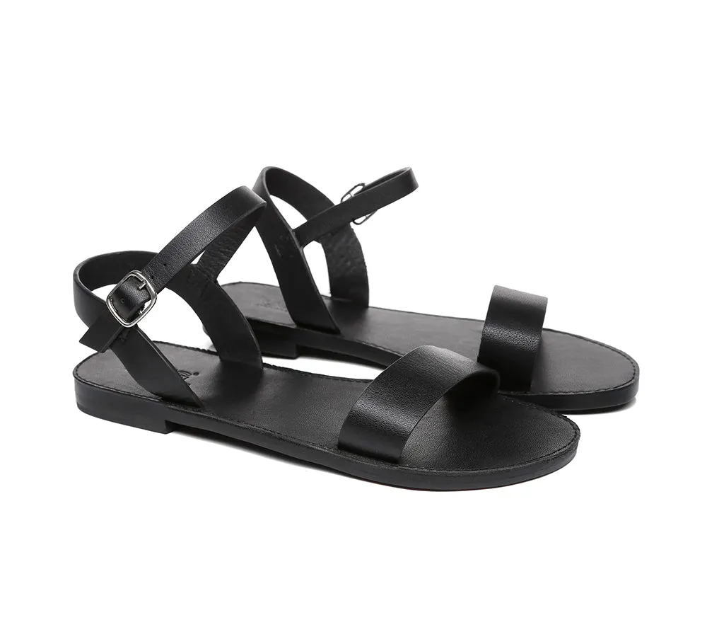 Women Sandal Dolly Buckle Sling Back Slides Sandals