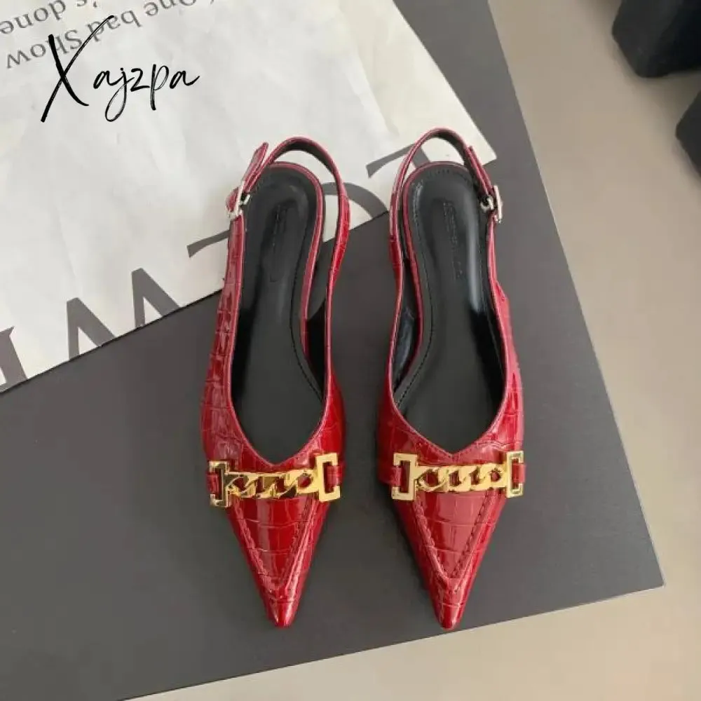 Xajzpa - Patent Leather Ballet Flats Pointed Toe Korean Shoes Casual Female Sneakers Shallow Mouth Ladies' Footwear Comfortable New