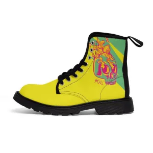 Yellow Skull Boots
